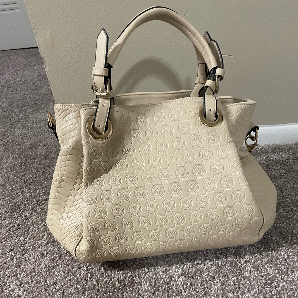 Michael Kors Cream Colored Shoulder Bag